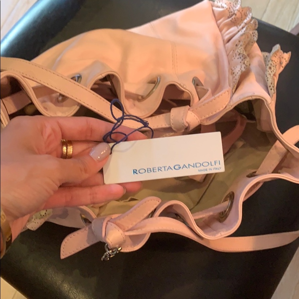 Roberta Gandolfi used leather pink purse - Picture 9 of 9